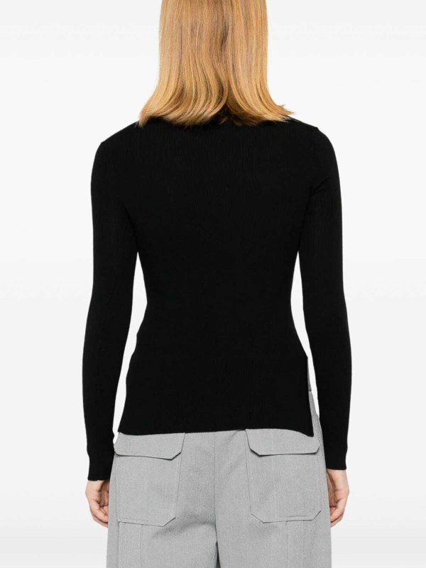 ボートネック - 黒 shop online: P.A.R.O.S.H.