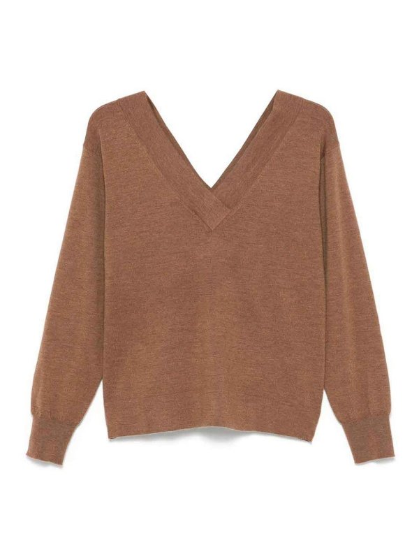 P.A.R.O.S.H.: Escotes barcos - Suéter Con Escote Barco