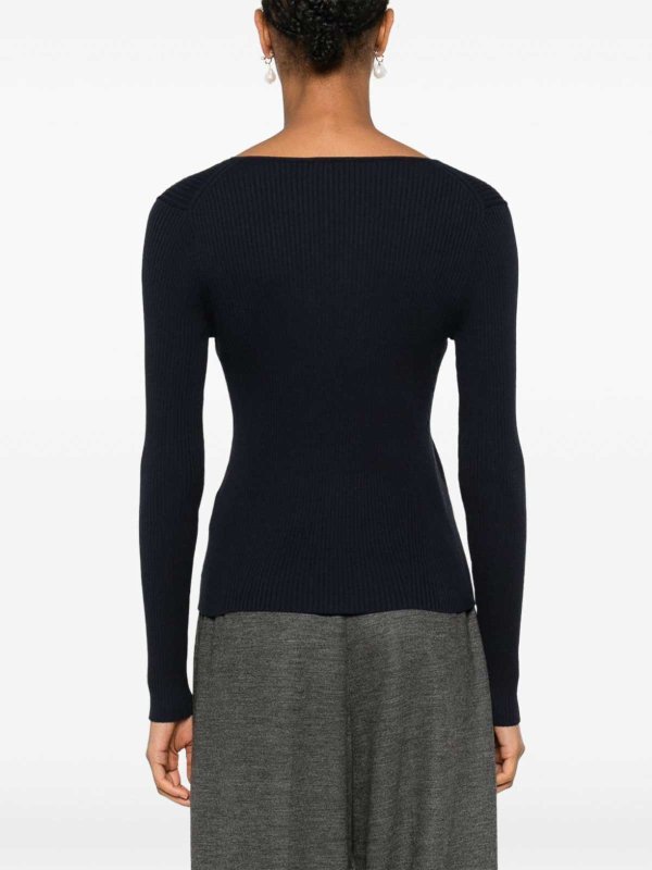 The Best Shops P.A.R.O.S.H.: ボートネック - ボートネック - ブルー