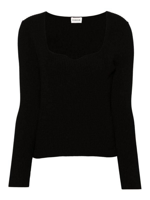 P.A.R.O.S.H.: maglia collo a barchetta - Maglia