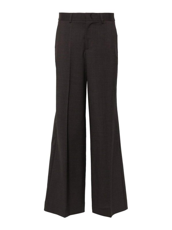 P.A.R.O.S.H.: カジュアルトラウザー - カジュアルパンツ - ブラウン