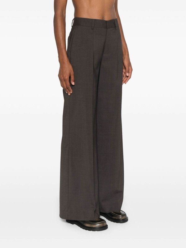 カジュアルパンツ - ブラウン shop online: P.A.R.O.S.H.