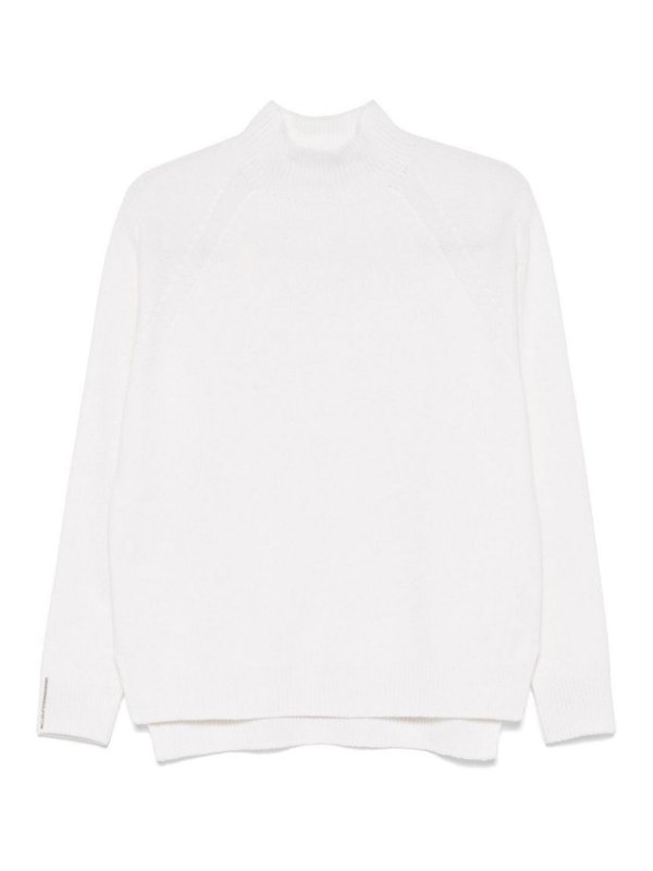 PESERICO: Col bateau - Pull Col Bateau - Blanc