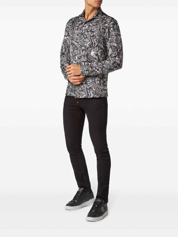 PHILIPP PLEIN: シャツ online - シャツ - 黒