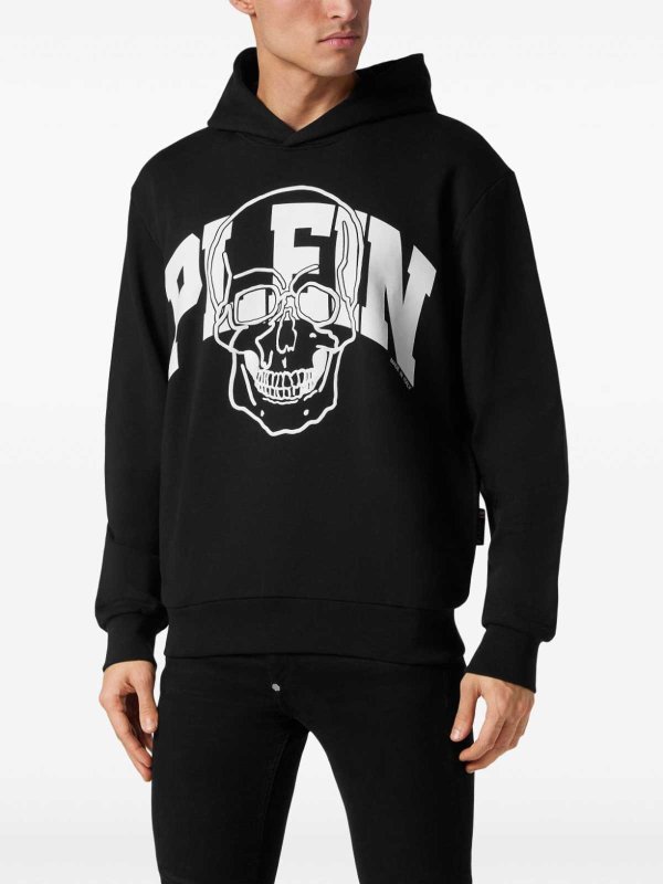 スウェットシャツ/セーター - 黒 shop online: PHILIPP PLEIN