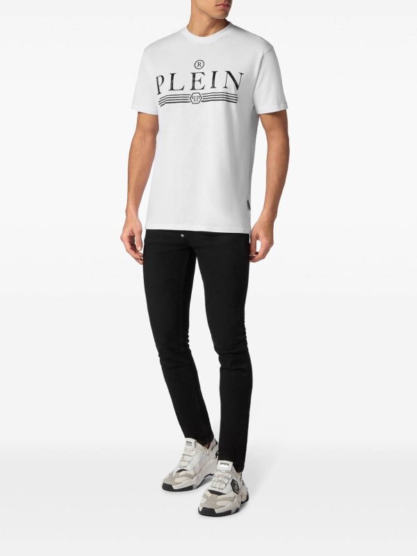 Tシャツ - 白 shop online: PHILIPP PLEIN
