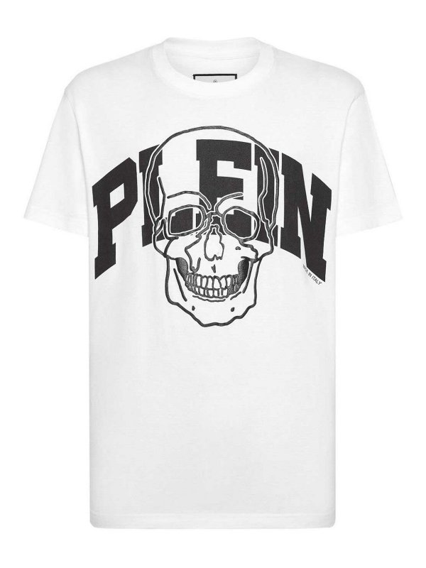 PHILIPP PLEIN: T-shirts - T-Shirt - Weiß