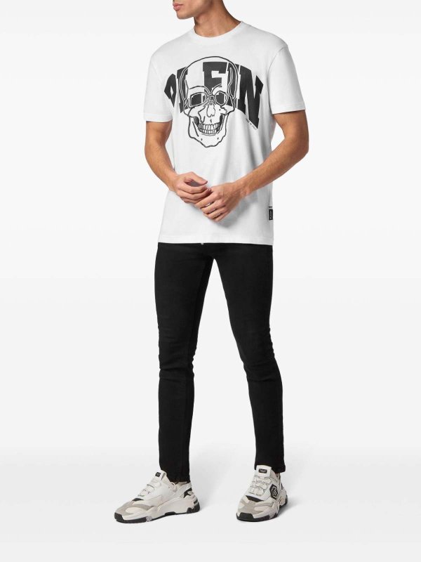The Best Shops PHILIPP PLEIN: T-shirts - T-Shirt - Weiß