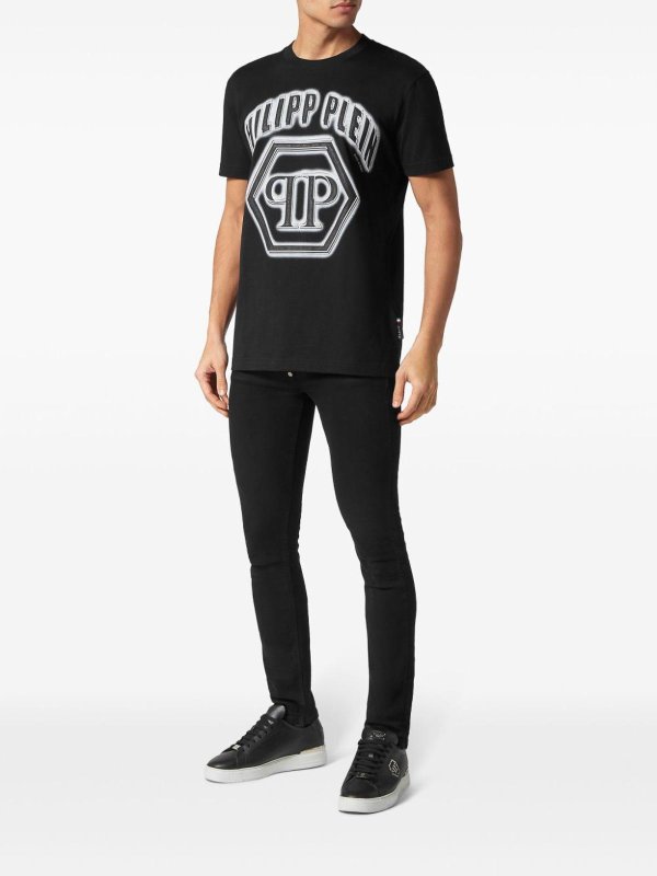 T-Shirt - Schwarz shop online: PHILIPP PLEIN