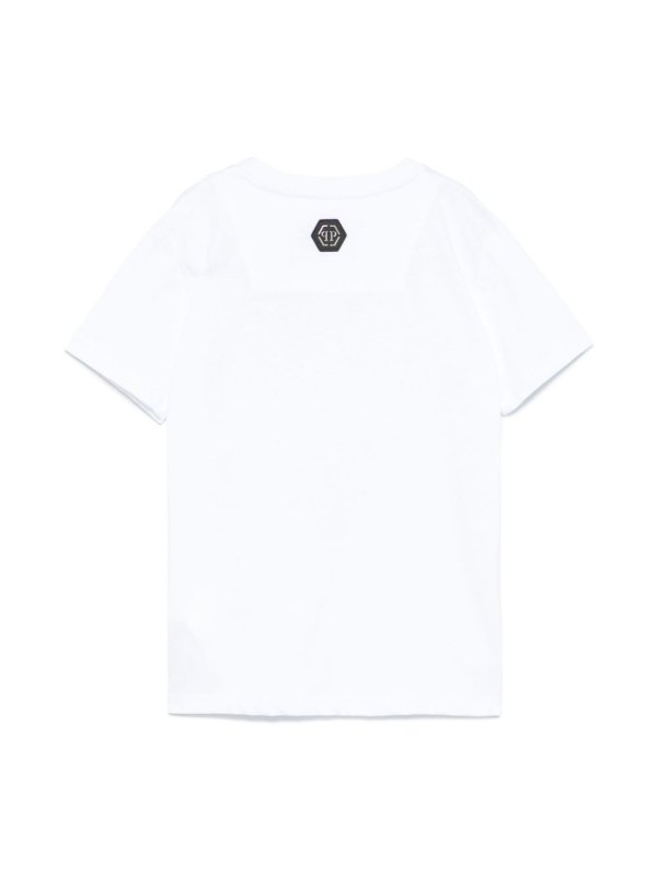 The Best Shops Philipp Plein Junior: T-shirts - T-Shirt - Weiß