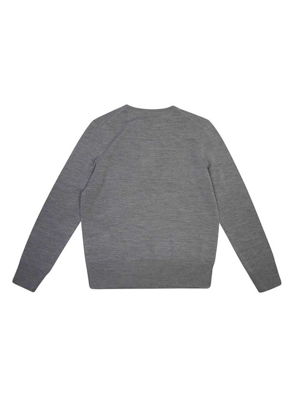 The Best Shops RALPH LAUREN: Suéteres con cuello pico - Suéter Cuello Redondo - Gris