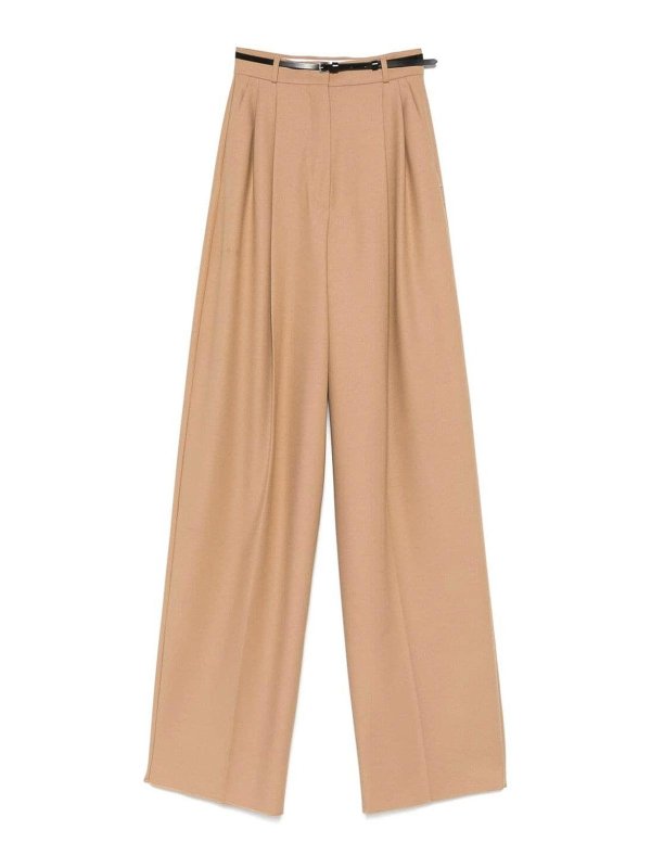 SPORTMAX: カジュアルトラウザー - カジュアルパンツ - 黒