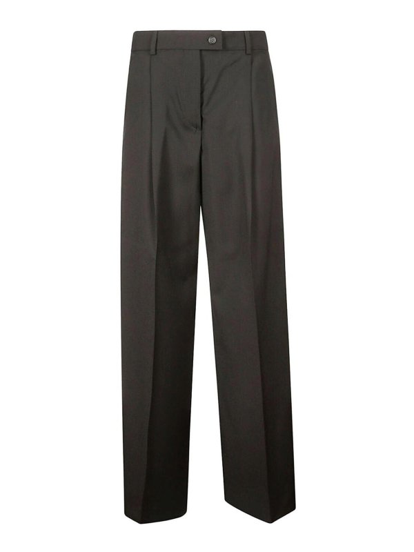 SPORTMAX: Pantalones casual - Pantalón Casual - Negro