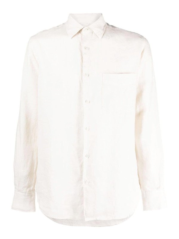 ASPESI: Camisas - Camisa - Gris Claro