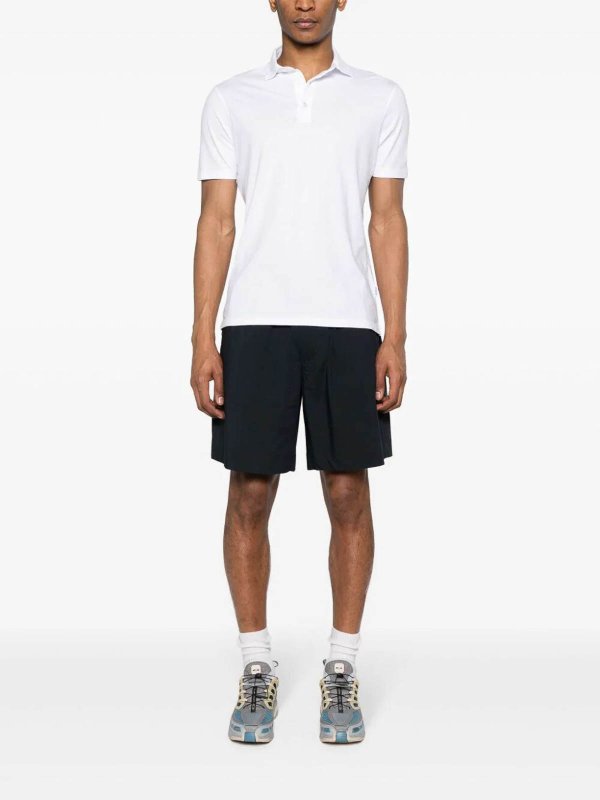 The Best Shops ASPESI: Shorts - Short - Bleu Foncé