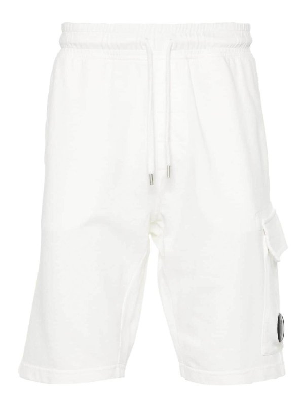 C.P. COMPANY: Shorts - Shorts - Blanco