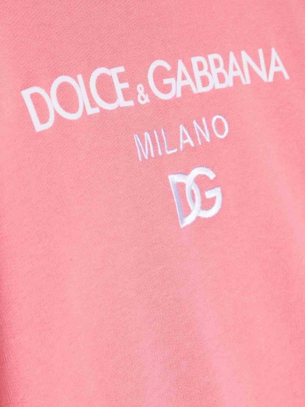 Dolce & Gabbana Jr: Sudaderas y suéteres online - Sudadera - Rosado
