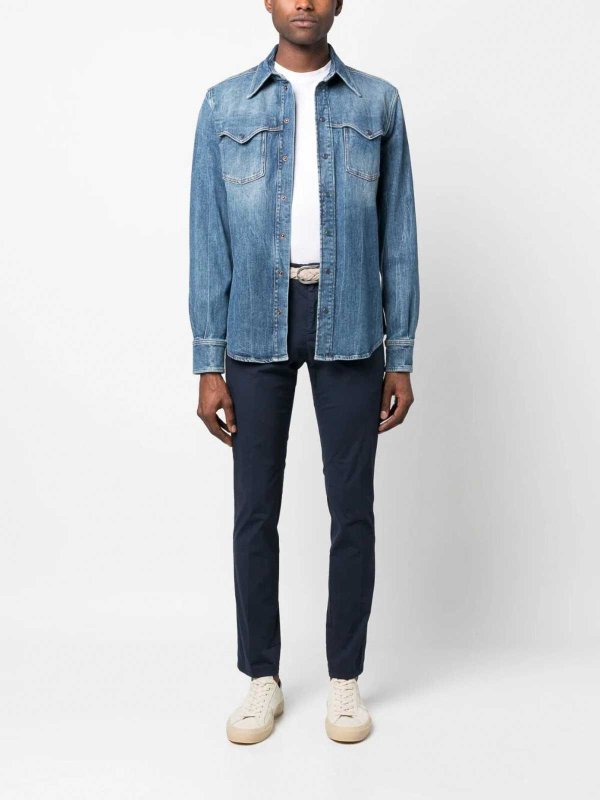 The Best Shops DONDUP: Pantalons casual - Pantalons Décontractés - Bleu