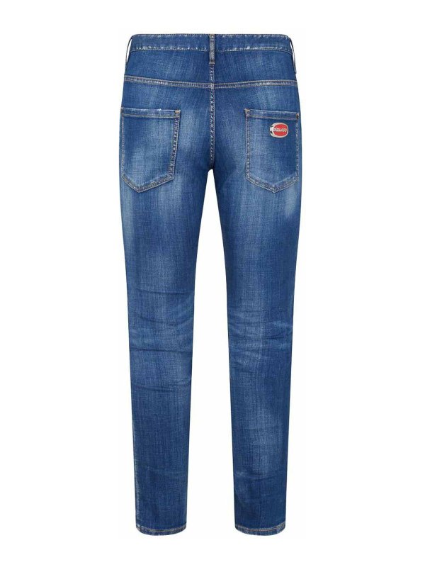 DSQUARED2: Skinny Jeans online - Shorts - Helles Jeansblau