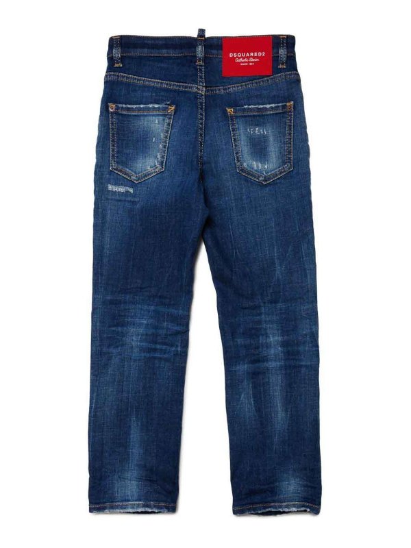 DSQUARED2: Pantalons casual online - Pantalons Décontractés - Délavé