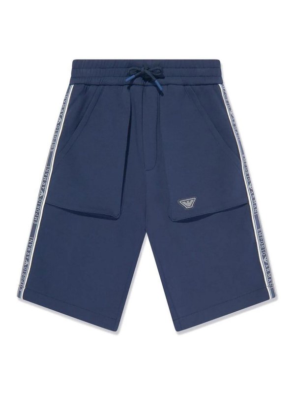 EMPORIO ARMANI: トラウザーショーツ - ショートパンツ - 黒