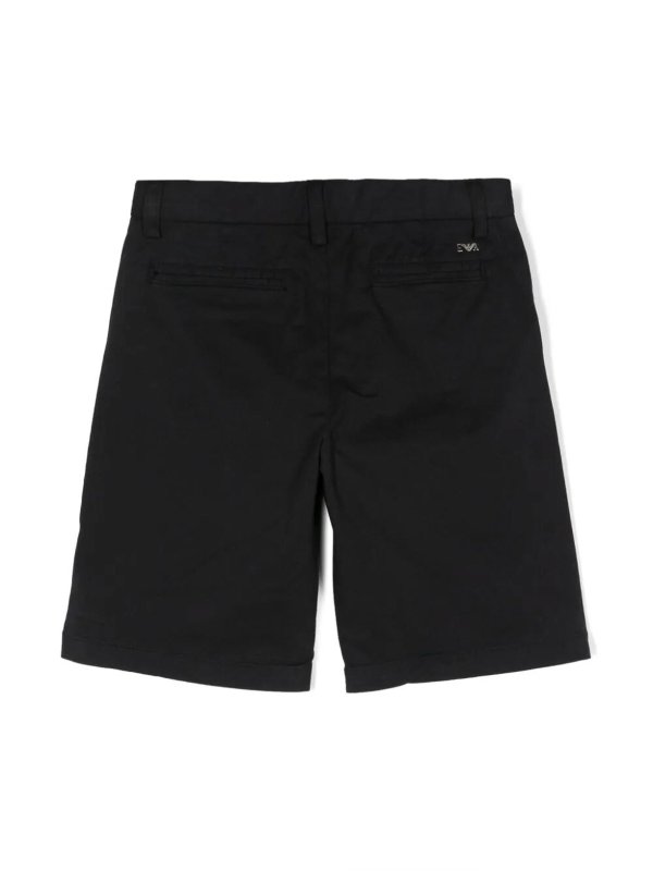 The Best Shops EMPORIO ARMANI: トラウザーショーツ - ショートパンツ - ダークブルー