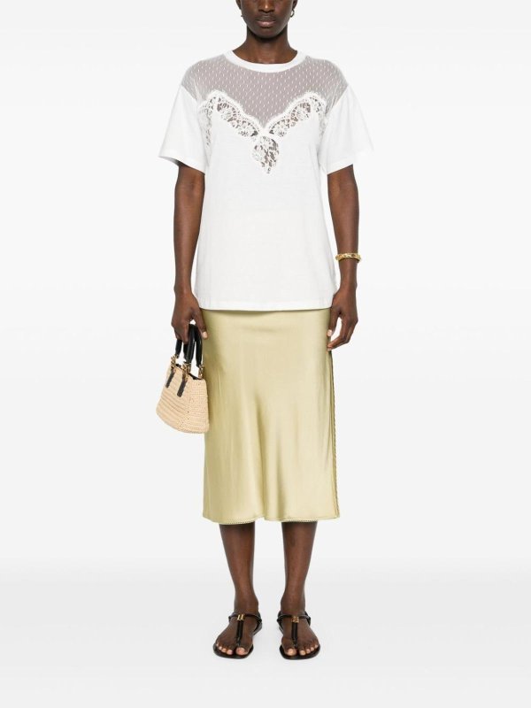 The Best Shops ERMANNO FIRENZE: Camisetas - Top - Crema