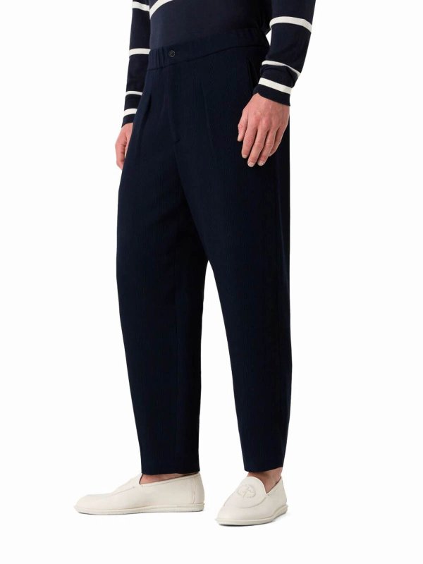 The Best Shops GIORGIO ARMANI: トラウザーショーツ - ショートパンツ - ブルー