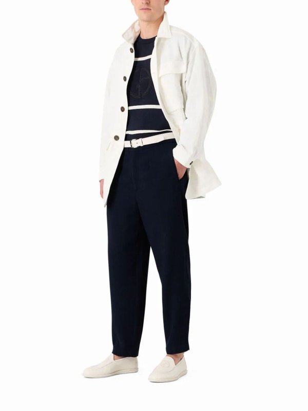 ショートパンツ - ブルー shop online: GIORGIO ARMANI