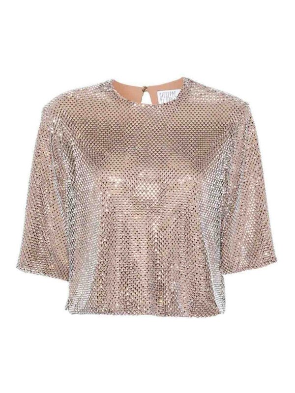 GIUSEPPE DI MORABITO: トップス＆タンクトップ - トップ/タンクトップ - ベージュ