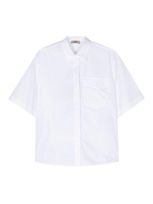 HERNO: Chemises - Chemise - Blanc
