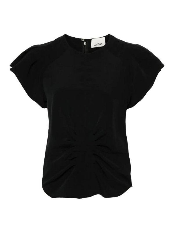ISABEL MARANT: Tops y camisetas sin mangas - Top - Negro