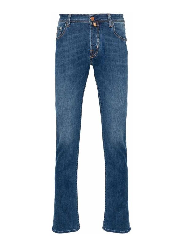 JACOB COHEN: jeans dritti, a sigaretta - Pantalone