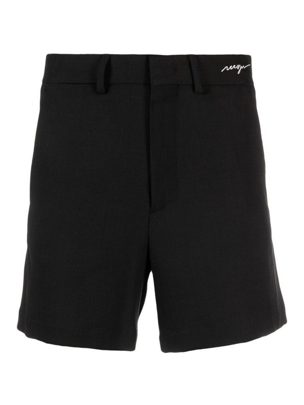 m.s.g.m.: トラウザーショーツ - ショートパンツ - 黒