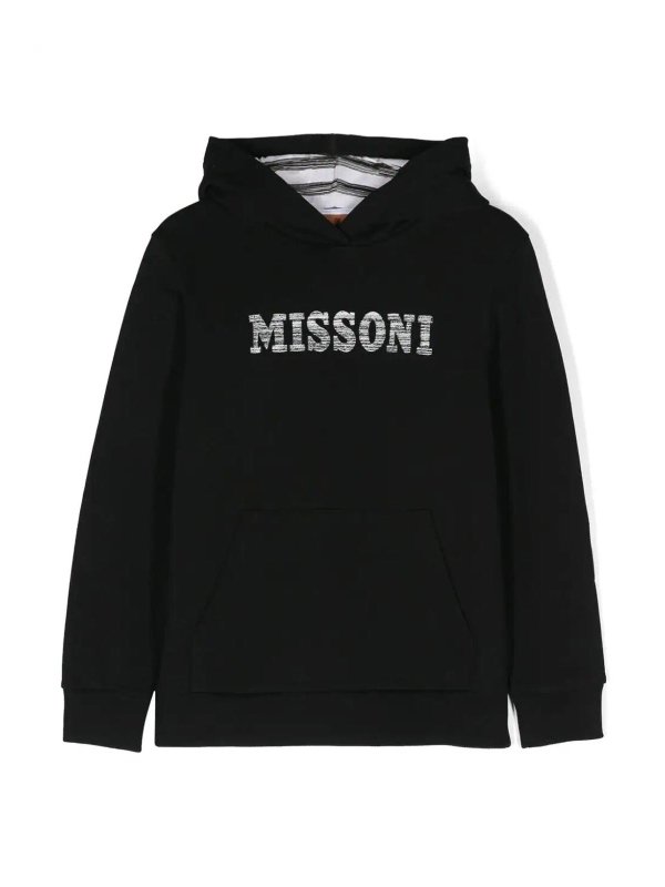 Missoni Kids: クルーネック - クルーネック - 黒