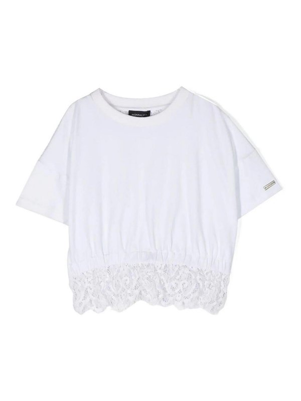 MONNALISA: Tシャツ - Tシャツ - 白