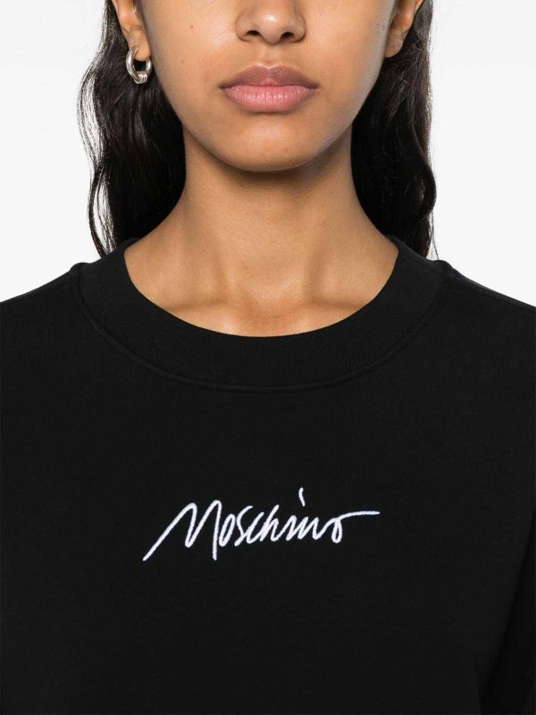 MOSCHINO: スウェット＆セーター online - スウェットシャツ/セーター - 黒