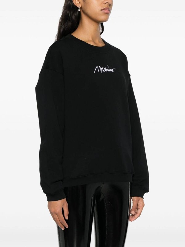 スウェットシャツ/セーター - 黒 shop online: MOSCHINO