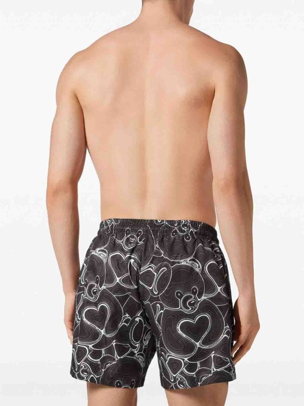 PHILIPP PLEIN: Shorts de bain online - Short De Bain - Noir