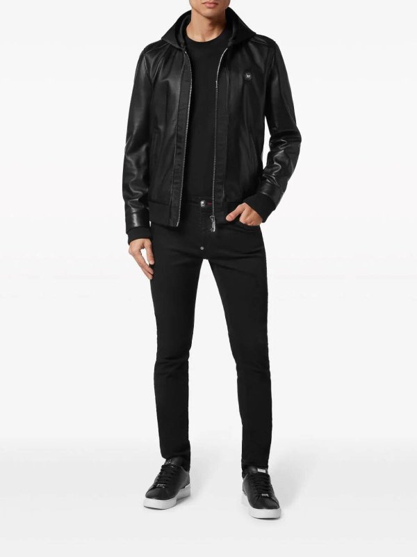 PHILIPP PLEIN: bombers online - Hooded Bomber