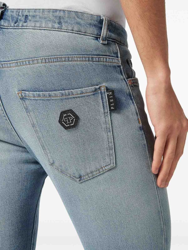 PHILIPP PLEIN: トラウザーショーツ online - ショートパンツ - ブルー