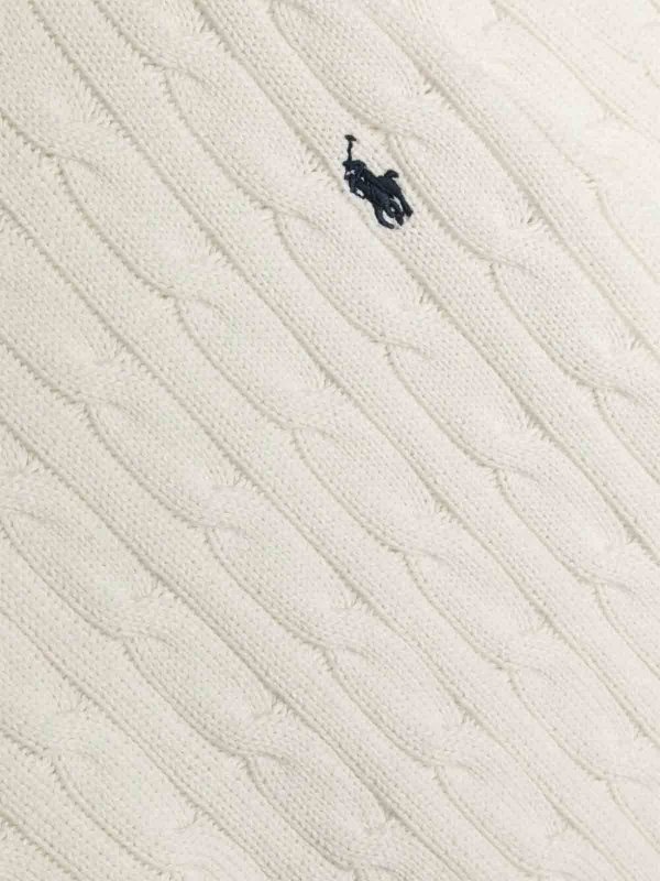 RALPH LAUREN: Suéteres con cuello pico online - Suéter Cuello Redondo - Blanco