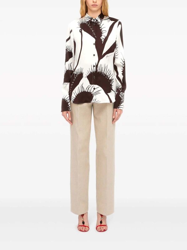 SALVATORE FERRAGAMO: シャツ online - シャツ - ダークブラウン