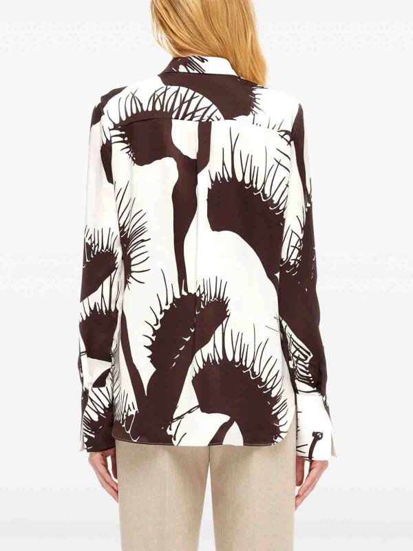 シャツ - ダークブラウン shop online: SALVATORE FERRAGAMO