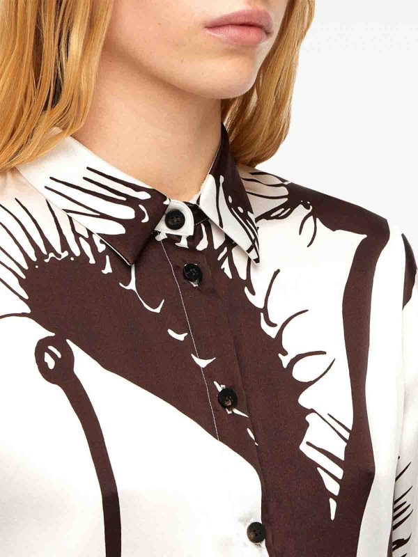 The Best Shops SALVATORE FERRAGAMO: シャツ - ダークブラウン