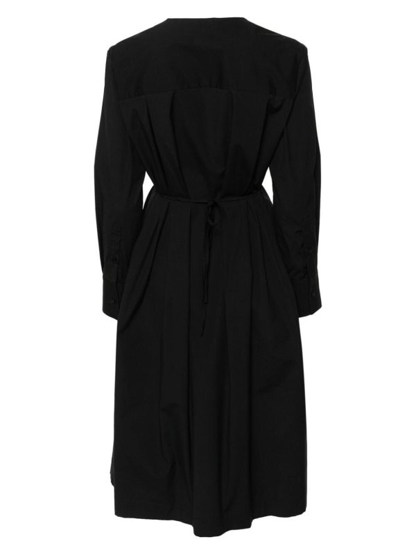 Semicouture: Knielange Kleider online - Knielanges Kleid - Schwarz