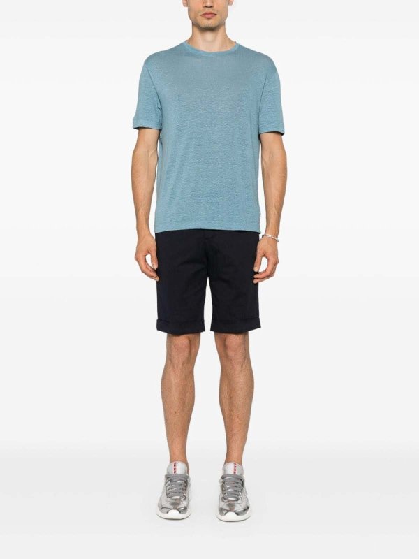 ZANONE: T-shirts online - T-Shirt - Bleu Clair