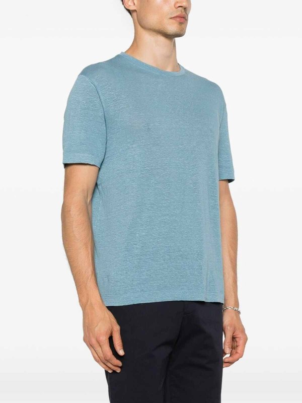 The Best Shops ZANONE: T-shirts - T-Shirt - Bleu Clair