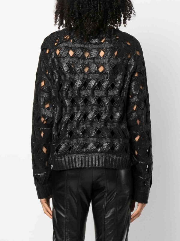 U-Boot-Pullover - Weiß shop online: ALBERTA FERRETTI