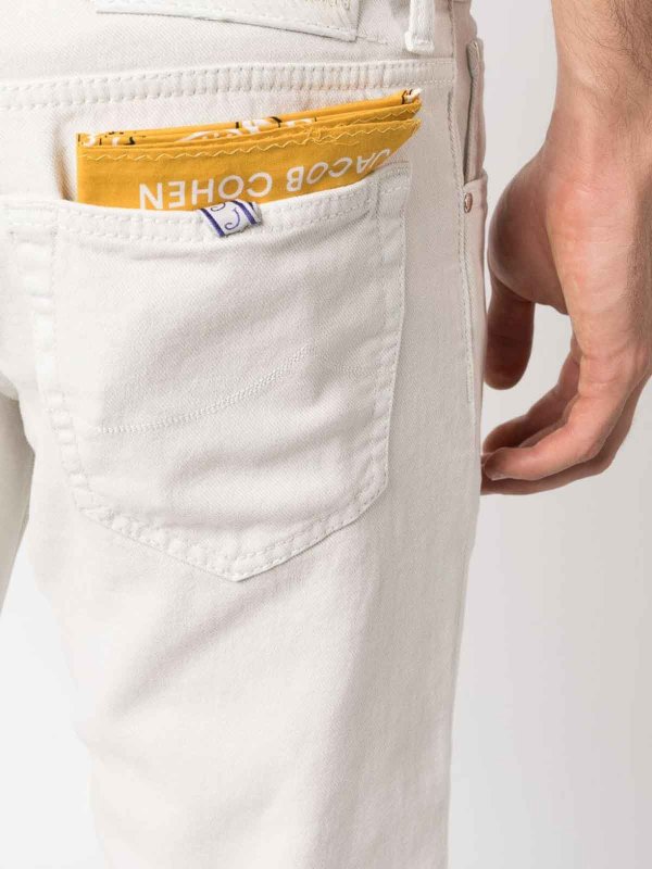 The Best Shops JACOB COHEN: Casual Hosen - Casual Hose - Weiß